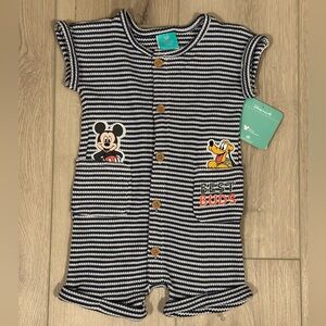 Disney Baby “Best Buds” Romper | Mickey & Pluto